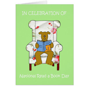 National Read a Book Day August 9th Cards
