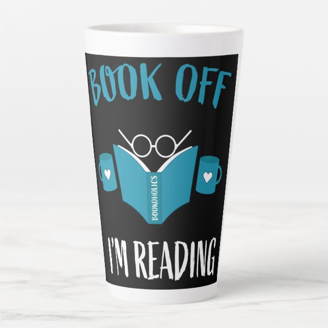 National Reading Month March  Latte Mug (Front)