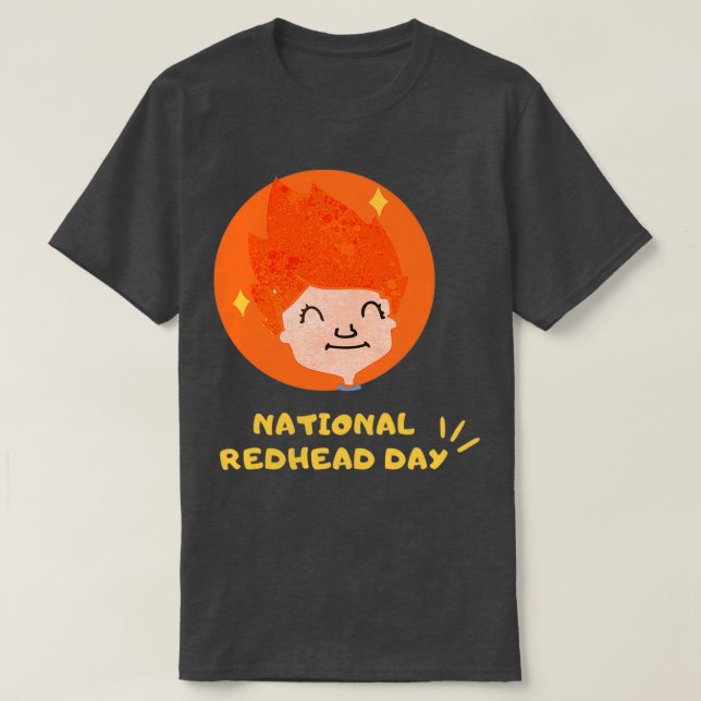 National redhead day T T-Shirt (Design Front)