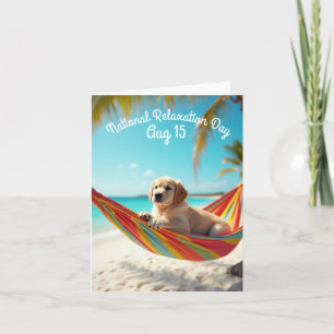 National Relaxation Day Card