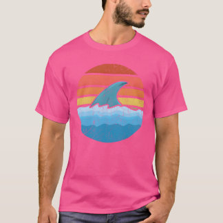 National Retro Day Vintage Old Classic Shark famil T-Shirt