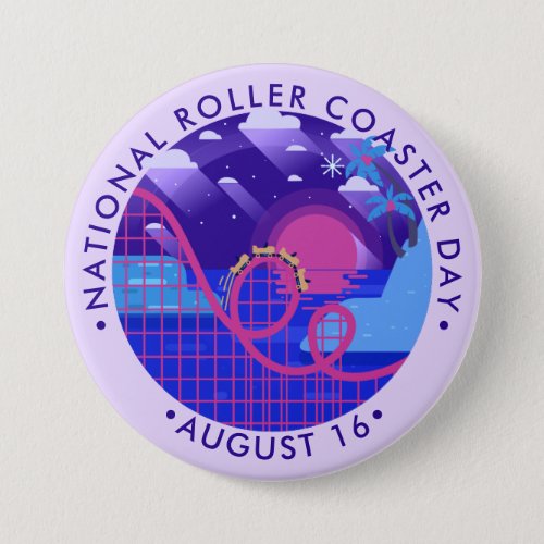 National Roller Coaster Day Button