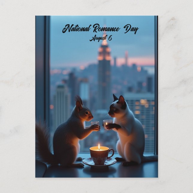 National Romance Day Postcard (Front)