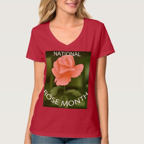 National Rose Month shirt