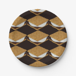 National S’Mores Day Paper Plates