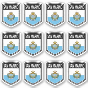 National - San Marino Sticker