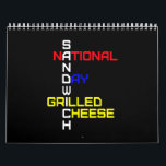 National Sandwich Day Grilled Cheese Calendar<br><div class="desc">National Sandwich Day Grilled Cheese</div>