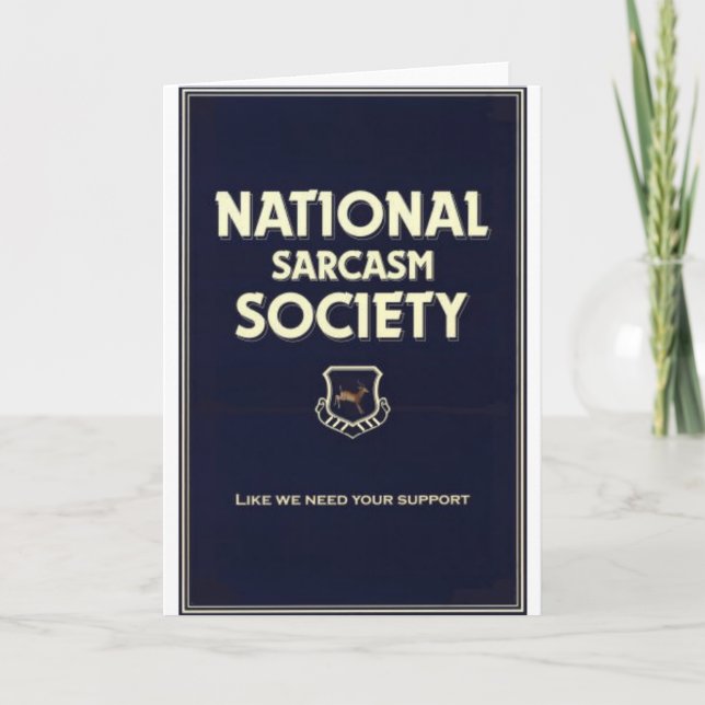 National-Sarcasm-Society Card (Front)