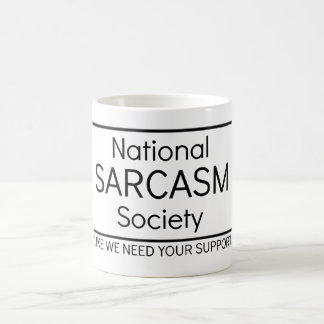 National Sarcasm Society Coffee Mug