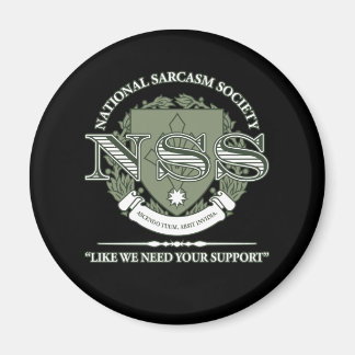 National Sarcasm Society Magnet