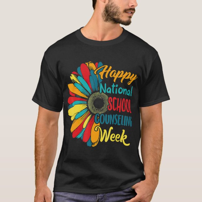 National School Counseling Week School Counselor e T-Shirt (Front)