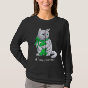 National Scoliosis Awareness Month Green Ribbon Cu T-Shirt