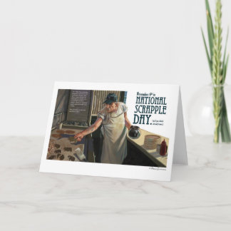National Scrapple Day Card