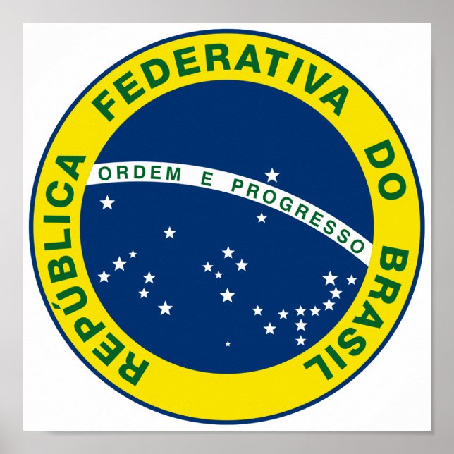 National Seal of Brazil Poster (Front)