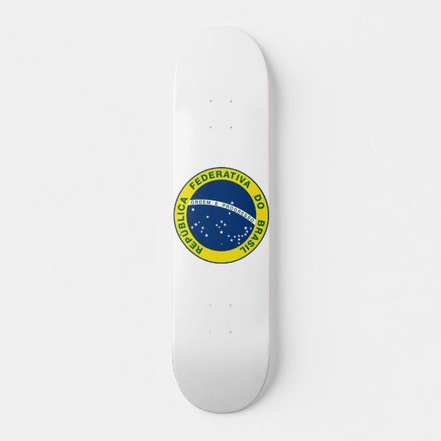 National Seal of Brazil Skateboard Deck (Front)