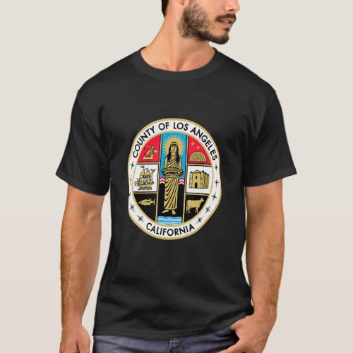 National Seal Of Los Angeles County California Usa T_Shirt