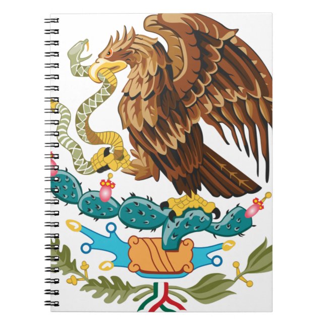 National Shield of Mexico - Mexican Emblem Notebook (Front)