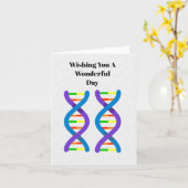 National Siblings Day DNA Card (Yellow Flower)