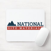 National Site Materials Mouse Pad (With Mouse)