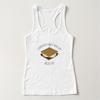 National S'mores Day Holiday For Campers Tank Top