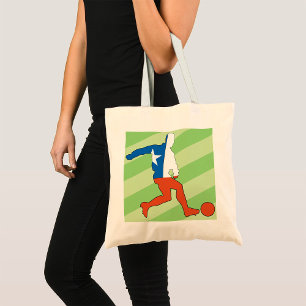 National Soccer Player Tote Bag
