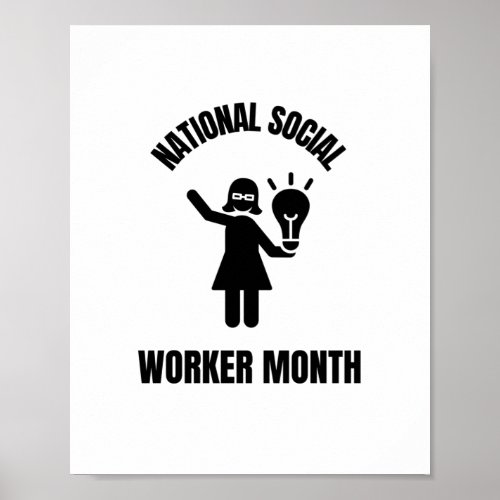 national social worker month 2 poster