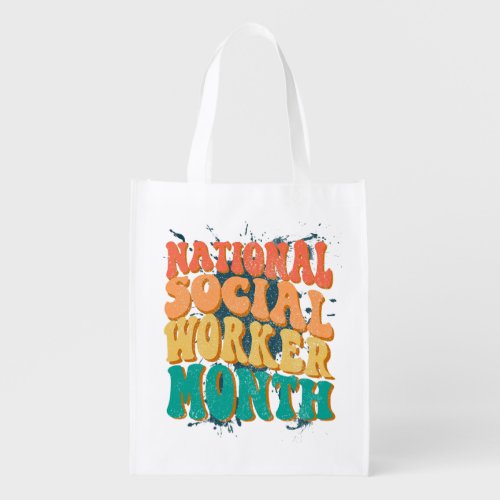 National Social Worker Month Grocery Bag