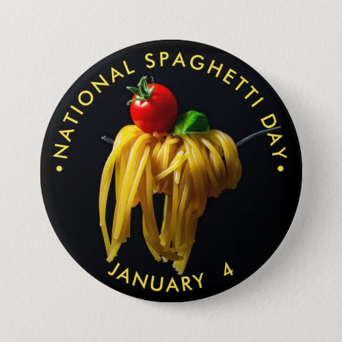 National Spaghetti Day Button