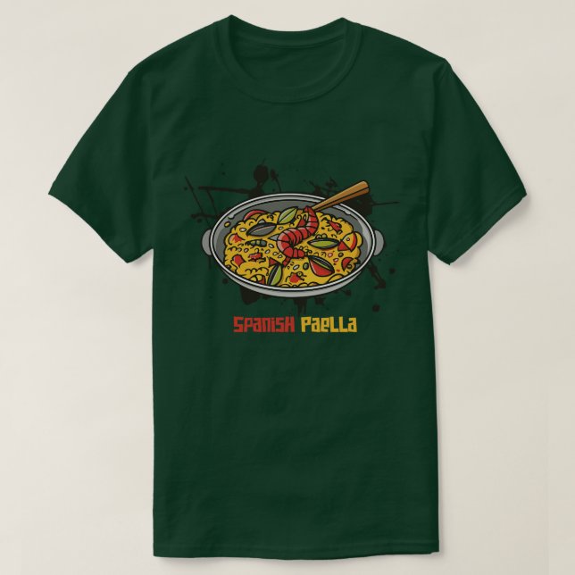 National Spanish Paella Day March T-Shirt (Design Front)