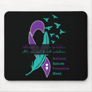National Suicide Prevention Week Quote Premium  Mouse Pad