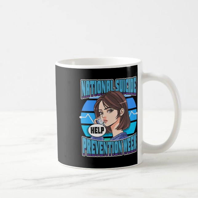 National Suicide Prevention Week Support Mental He Coffee Mug (Right)