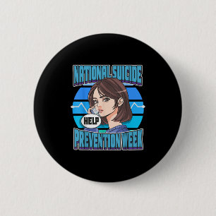 National Suicide Prevention Week Suprt Mental Heal Button