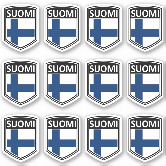 National - Suomi Sticker (Front)