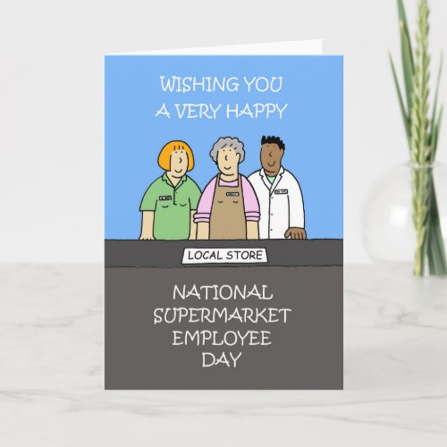 National Supermarket Employee Day Card