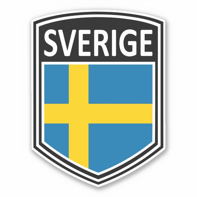 National - Sverige Sticker (Front)