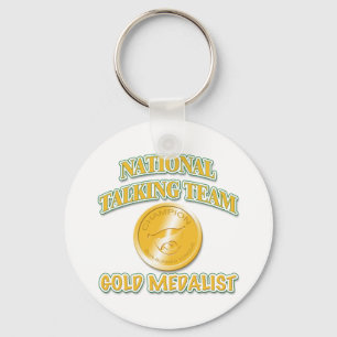 National Talking Team Gold Medalist Keychain