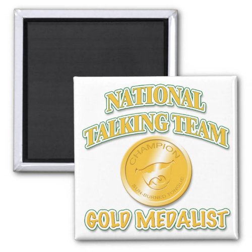 National Talking Team Gold Medalist Magnet
