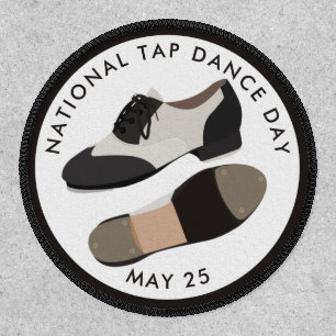 National Tap Dance Day Button Patch