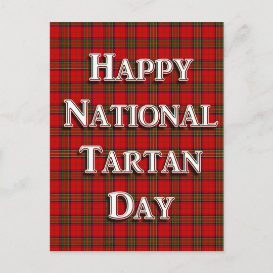 National Tartan Day Postcard