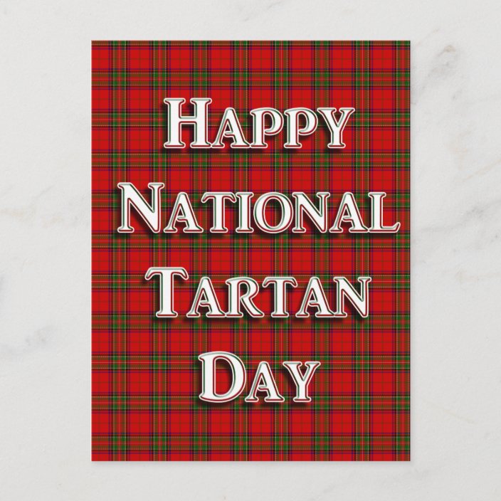 National Tartan Day Postcard