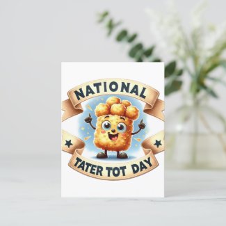 National Tater Tot Day, Postcrossing
