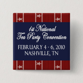 National Tea Party Convention Button