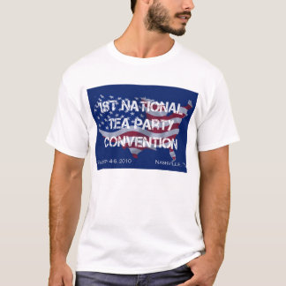 National Tea Party Convention Tee Shirt for Men