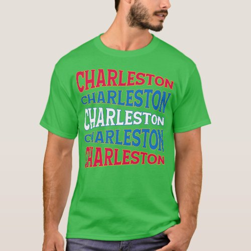 NATIONAL TEXT ART CHARLESTON T_Shirt