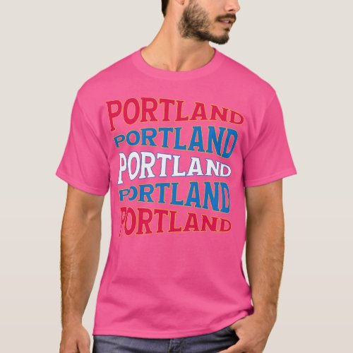 NATIONAL TEXT ART USA PORTLAND T_Shirt