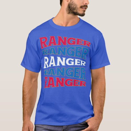NATIONAL TEXT ART USA RANGER T_Shirt