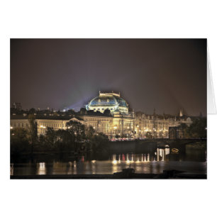 National Theater Prague Night