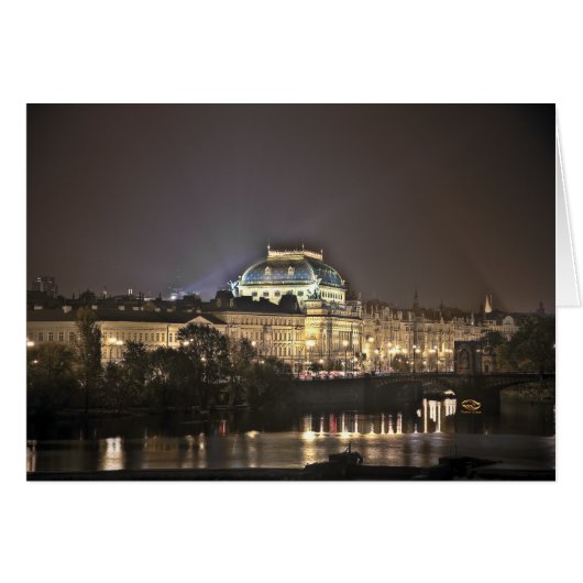 National Theater Prague Night (Front Horizontal)