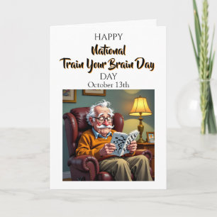 National Train Your Brain Day _ October 13th Card