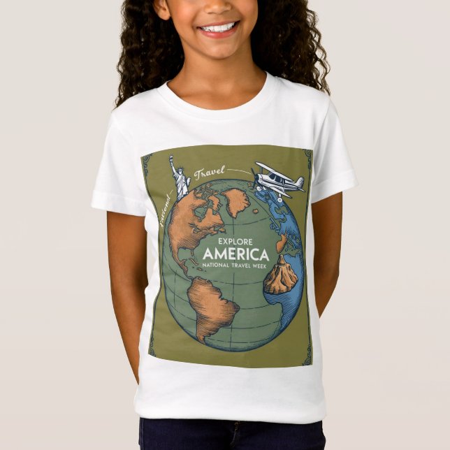 National Travel and Tourism Week, National Travel  T-Shirt (Front)